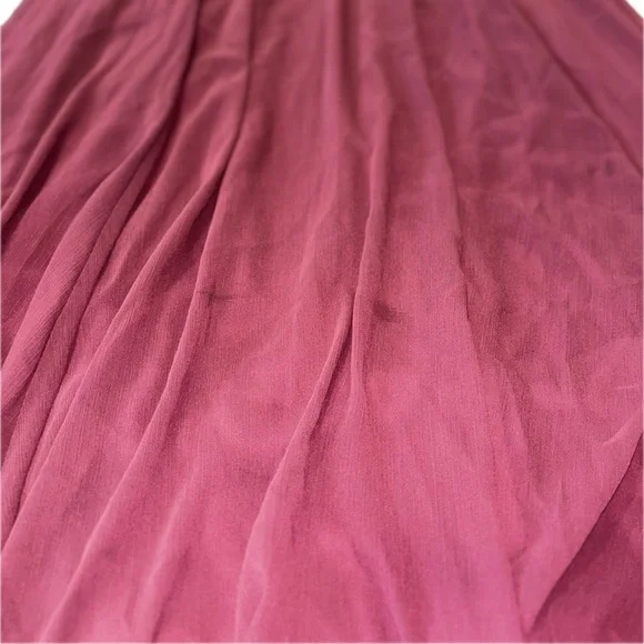 NWT Ralph Lauren Buckle Trim Georgette Halter Gown - Picture 9 of 11